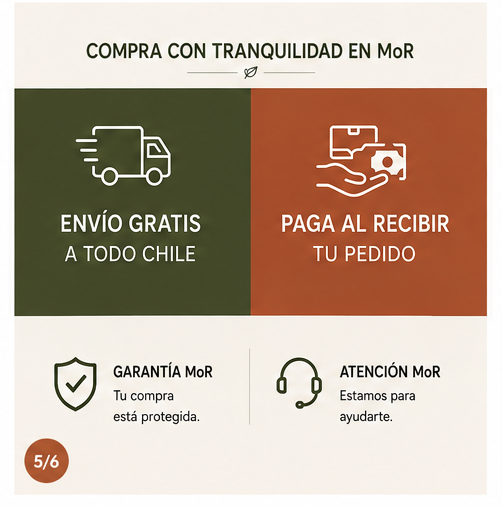 MoR ScalpCare™ – Cepillo Masajeador Capilar con Luz Roja